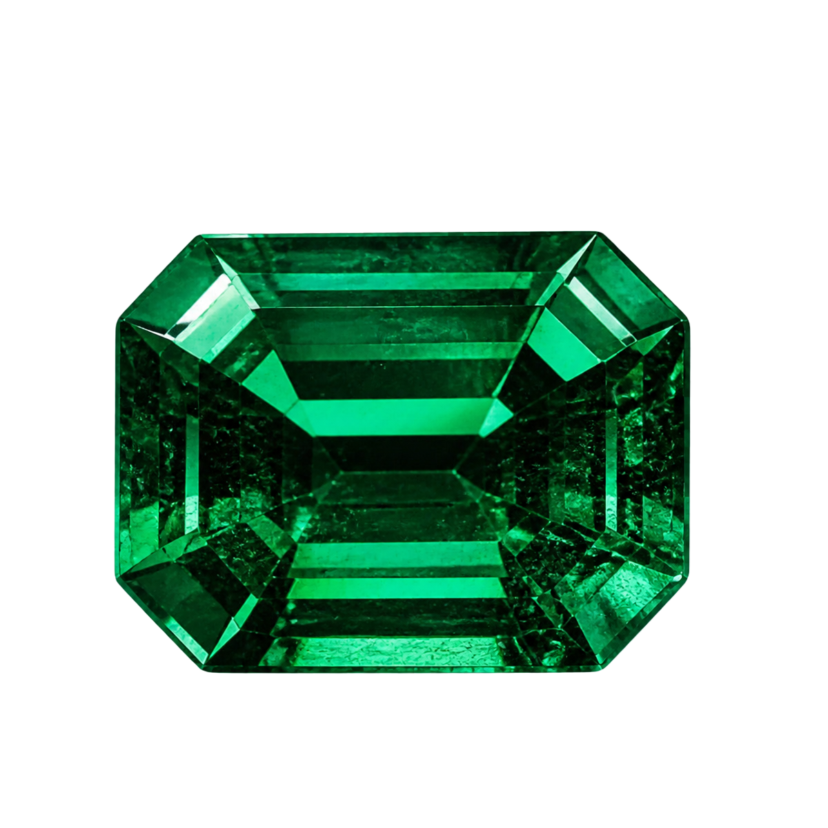 Rare emerald gemstone